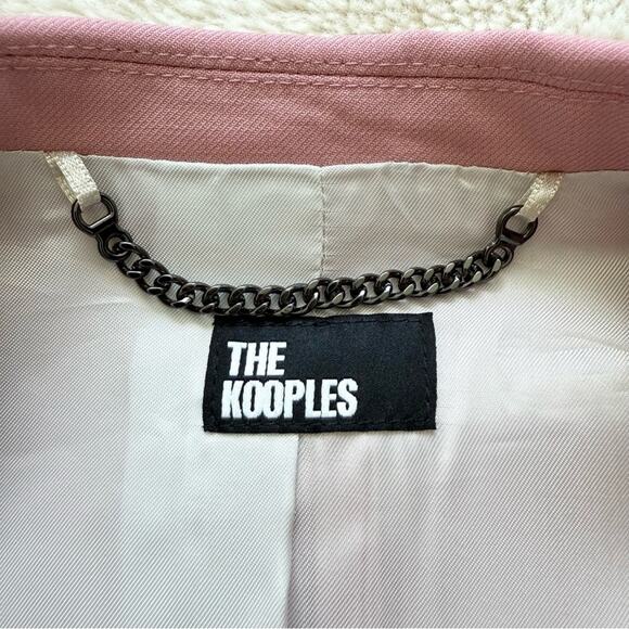 NWT!!! The Kooples women pink jacket size 36FR or 6 US Retail 555$ - Picture 6 of 10
